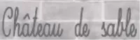 Chateau de Sable logo