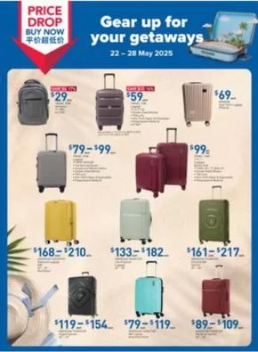 FairPrice catalogue in Singapore | Gear Up For Your Getaways | 2025-05-22T00:00:00.000Z - 2025-06-04T00:00:00.000Z
