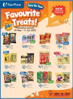 FairPrice catalogue in Singapore | Favourite Treats | 2025-05-29T00:00:00.000Z - 2025-06-11T00:00:00.000Z
