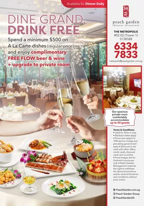 Peach Garden catalogue | Dine Grand, Drink Free | 2025-06-02T00:00:00.000Z - 2025-06-16T00:00:00.000Z