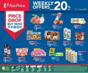 FairPrice catalogue in Singapore | Price Drop Buy Now - Weekly Offers From 20% Off | 2025-06-05T00:00:00.000Z - 2025-06-11T00:00:00.000Z