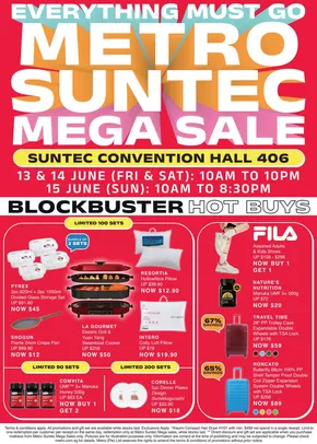 Metro catalogue | Metro Suntec Mega Sales 13-15 June 2025 | 2025-06-13T00:00:00.000Z - 2025-06-15T00:00:00.000Z
