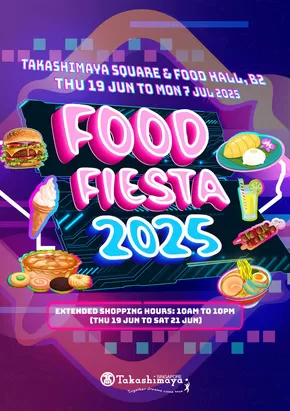 Takashimaya catalogue in Singapore | Jun Food Fiesta Catalogue | 2025-06-19T00:00:00.000Z - 2025-07-07T00:00:00.000Z