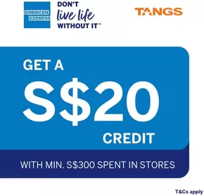 Tangs catalogue in Singapore | Tangs promotion | 2025-06-18T00:00:00.000Z - 2025-07-02T00:00:00.000Z