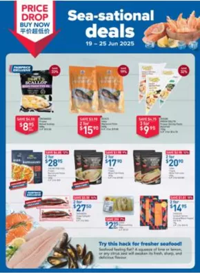 FairPrice catalogue in Singapore | Sea-sational Deals | 2025-06-19T00:00:00.000Z - 2025-06-25T00:00:00.000Z