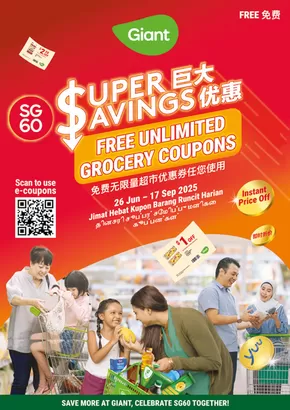 Giant catalogue in Singapore | Giant Super Savings Coupon Booklet | 2025-06-25T00:00:00.000Z - 2025-09-17T00:00:00.000Z