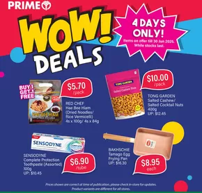 Prime Supermarket catalogue in Singapore | Prime Supermarket promotion | 2025-06-26T00:00:00.000Z - 2025-06-30T00:00:00.000Z