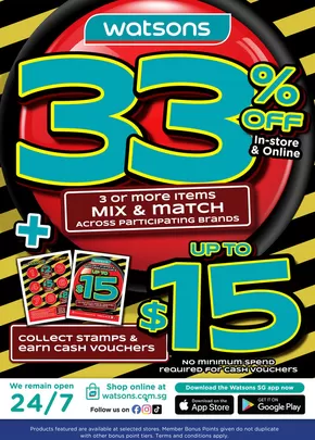 Watsons catalogue | Watsons promotion | 2025-07-02T00:00:00.000Z - 2025-07-16T00:00:00.000Z