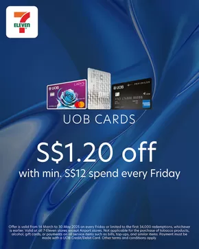 7 Eleven catalogue in Singapore | Exclusive bargains | 2025-03-14T00:00:00.000Z - 2025-05-30T00:00:00.000Z